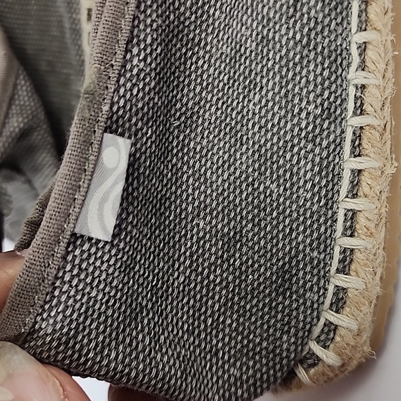 NEW H&M Men's Gray Espadrille Sandals Traditional Jute Soles, sz 10.5 - Picture 5 of 12